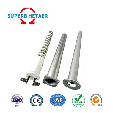 Încălzitor industrial din ceramică cu tub radiant electric de înaltă temperatură pentru tratament termic